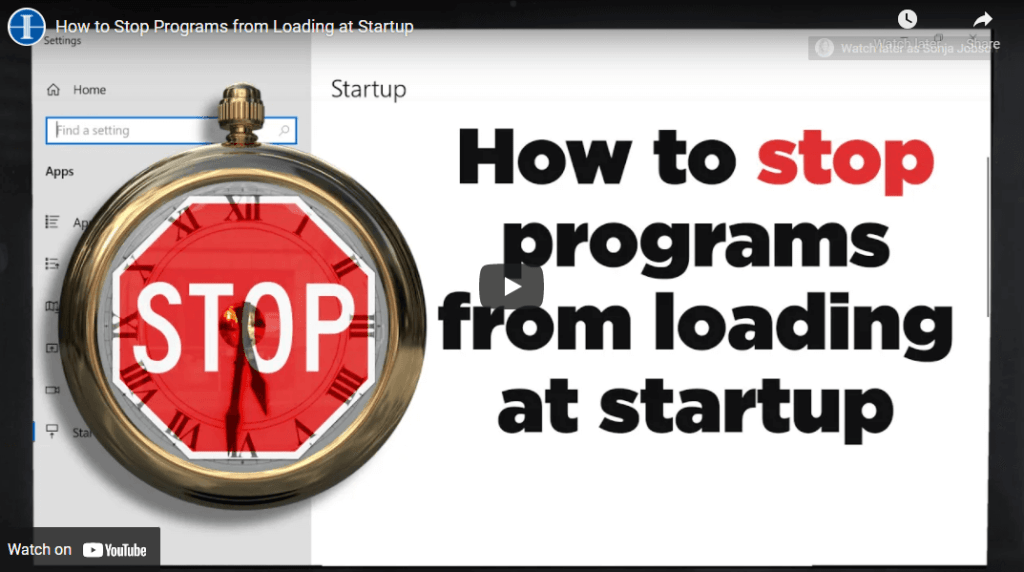Stop Programs from autoloading